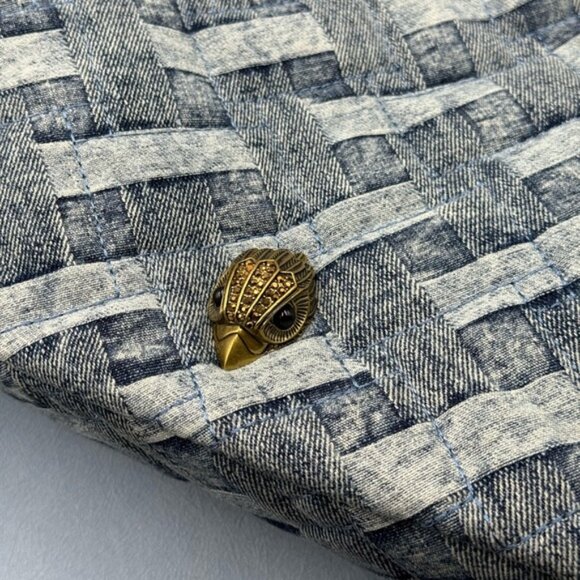 🆕 KURT GEIGER LONDON 🧿 NWOT Kensington Denim Drawstring Shoulder Bag - Picture 11 of 16